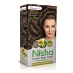 Nisha Cream Hair Color, Permanent Hair Colour Wine Burgundy, Silky & Shiny 100% Grey Coverage Rich Bright Long Lasting Hair Colouring For Ultra Soft Deep Shine Hair Dye (Pack of 1) - Fast Shipping to USA & Canada
