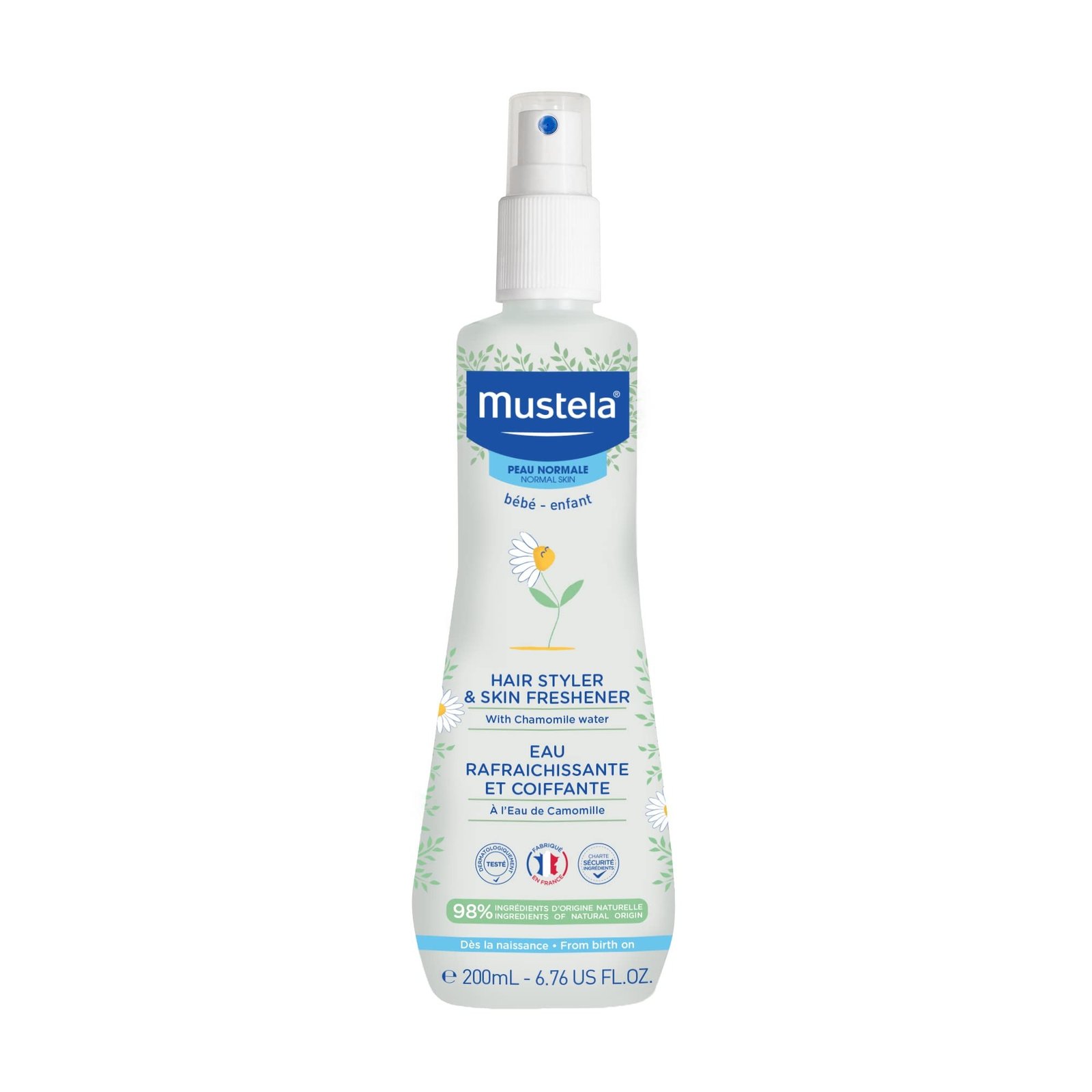6152wXZ2lBL-1.jpg Mustela Baby Hair Styler & Skin Freshener - With Natural Avocado & Chamomile Water - Vegan & Hypoallergenic - 6.76 Fl. Oz. - Fast Shipping to USA & Canada - Image 1