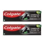 Colgate Charcoal Clean Oral Care Toothpaste, Bamboo Charcoal and Mint (Black Gel) 120g (Pack of 2) - Fast Shipping to USA & Canada