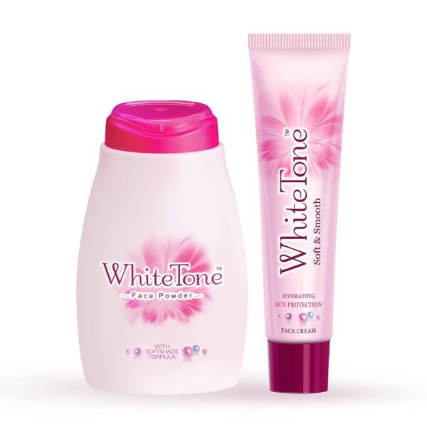 FOGG White Tone Combo, Face Cream & Face Powder For Women, Get Oil-Free, Even-Toned, Glowing Skin Instantly, 125G - Fast Shipping to USA & Canada