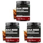 Carbamide Forte Eaa Supplement With Bcaa 5000Mg | Eaa intra workout Supplement For Men & Women With Hydration Blend & Vitamins - Cola Flavour - 50 Servings - Powder 300G (Pack of 3) - Fast Shipping to USA