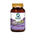 Organic Wellness Tulsi Stress Reliving Supplement For Respiratory Wellness Provides Relief In Cough & Cold Stamina Boosts Immunity Prevents Chronic Disease 100% Organic (90 N Veg Capsules)