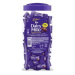 Cadbury, Dairy Milk Chocolates Jar 100 Pcs, 450 gram - Fast Shipping to USA & Canada