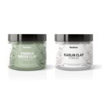 Beaface Combo of 2 French Green and Kaolin Clay Powder Each of 100 gm (Regenerates Skin cells and Reduce Wrinkles)