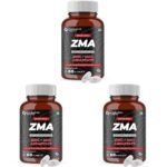 Carbamide Forte ZMA Supplement for Men & Women ? Zinc and Magnesium Supplements with Vitamin B6 - Zinc tablets for Muscle Strength - 60 Tablets (Pack of 3) - Fast Shipping to USA