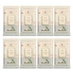 Baby Forest Mulmul Baby Wipes | Ultra-Soft Baby Wet Wipes | Water Based Wipes | Chemical Free & Organic Baby Wipes | 3x Thicker & Softer Wipes | 72 Wipes | Pack of 8 - Fast Shipping to USA & Canada