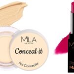 MILA Beaute Pro Matte Lipstick | Creamy Matte Lipstick | Shade - Gangubai, 4.2g Conceal It Pot Concealer For Face Makeup | Shade - (Rich Vanilla, 4g) - Fast Shipping to USA & Canada