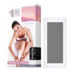 Hilary Rhoda Easy To Use Wax Strips | Gel Wax Hair Removal | Full Body Wax Strips for Arms,Legs & Body | Salon Like Results at Home Wax Strips | With 2 Finish Wipes | 20 Strips (Charcoal) - Fast Shipping to USA & Canada