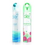 Godrej aer spray, Air Freshener for Home & Office - Cool Surf Blue & Morning Misty Meadows | Long-Lasting Fragrance | Pack of 2 (240 ml each) - Fast Shipping to USA & Canada