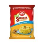 MTR 3 Minute Breakfast Magic Masala Upma | Just Add Hot Water | Wholesome Instant Breakfast | Spiced Semolina | No added preservatives | 60g Pouch - Fast Shipping to USA & Canada