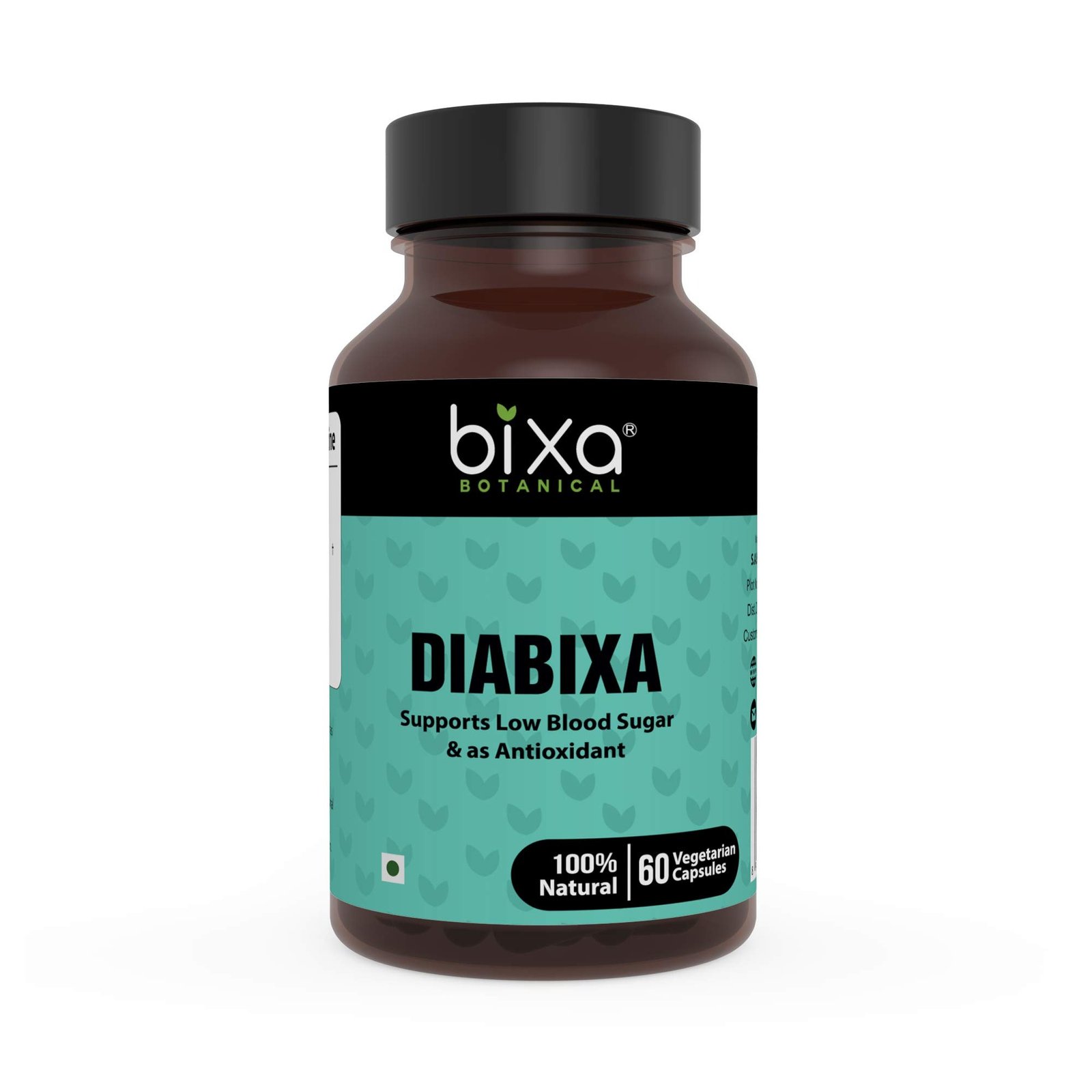 617HS1eAReL-1.jpg Bixa Botanical Diabixa Capsules, Gymnema Herb Extract |Antioxidant Supplements - 60 Veg Capsules (450mg) Pack of 1 - Image 1