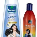 Parachute Advansed Jasmine Gold Coconut Hair Oil With Vitamin-E,500ml & Parachute Advansed Ayurvedic Coconut Hair Oil with Neem, Amla, Bhringraj & 22 Natural Herbs 300ml - Fast Shipping to USA & Canada