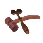 FA INDUSTRIES Wooden Face, Neck Massager Face Glowing Soft Skin Mini Face Massager (Set of 2) - Fast Shipping to USA