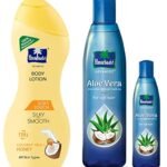 Parachute Advansed Soft Touch Body Lotion for Women & Men, All Skin types, 250ml & Parachute Advansed Aloe Vera Enriched Coconut Hair Oil, 250ml + 75ml | For Soft, Strong Hair - Fast Shipping to USA & Canada