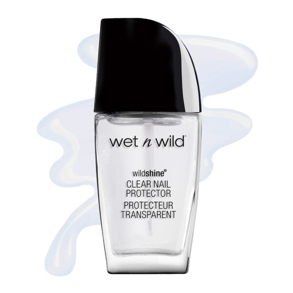 Wet n Wild Shine Nail Color, Clear Nail Protector, 12ml - Fast Shipping to USA & Canada