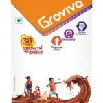 Groviva Milk Protein Powder for Kids 2-6 years | 38 Growth & Digestive Nutrients | Supports Physical Growth, Brain Development & Immunity - 1Kg (2 x 500g) BIB (Chocolate) - Fast Shipping to USA & Canada