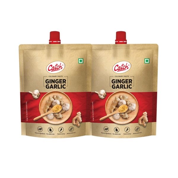 CATCH GINGER GARLIC PASTE 200 GM - Pack of 2(400 Grms) - Fast Shipping to USA & Canada
