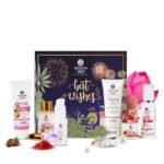 Ayouthveda Best Wishes Gift Hamper Special Body Care Set For Family & Friends | Luxury Combo Kit for All Occasions | Personal care Essential | Rakhi Special Gift |Pack of 6 - Fast Shipping to USA & Canada