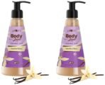 Plum BodyLovin' Vanilla Vibes Body Wash | SLS-Free Creamy Body Wash For Women | Long Lasting Vanilla Fragrance | Aloe-Infused Nourishing Body Cleanser For Soft & Smooth Skin (240 ml) (Pack of 2) - Fast Shipping to USA & Canada
