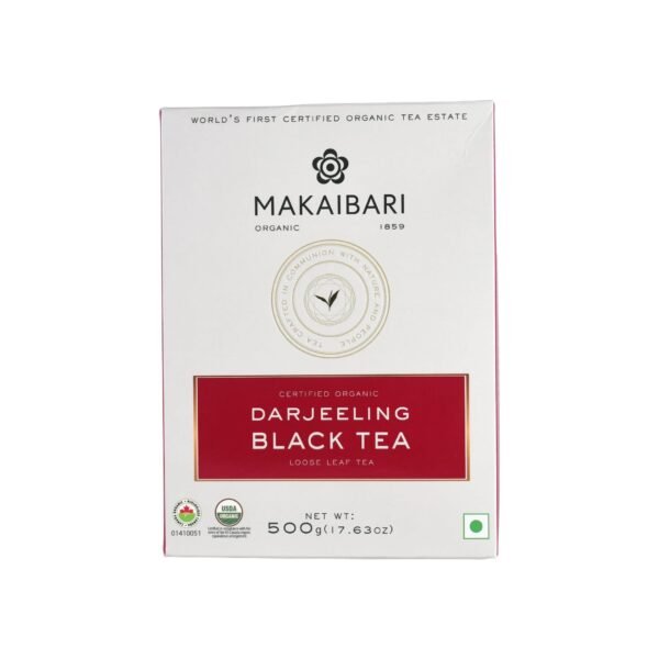 Makaibari Darjeeling Black | 500 gm Loose Leaf Tea | Monocarton Black Tea - Fast Shipping to USA & Canada