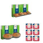 Gits Instant Indian Meals Combo: Pav Bhaji (600g), Dal Makhani (600g), Mini Gulab Jamun (225ml, Pack of 6) | Pure Veg, Perfect for Family Meals - Fast Shipping to USA & Canada