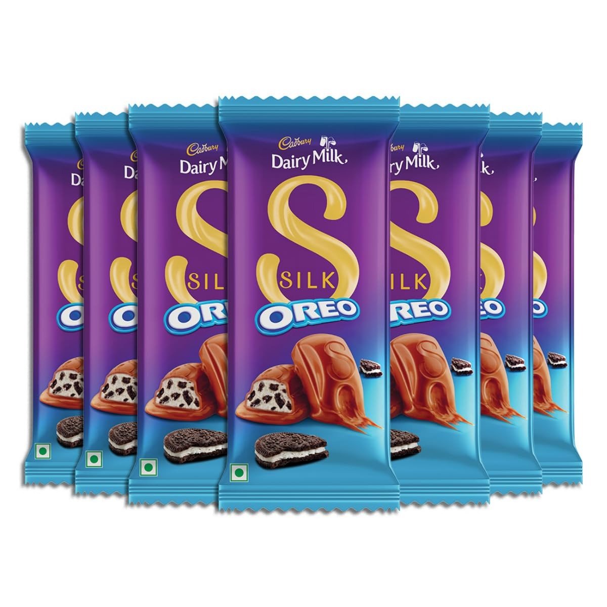61A1nFBinqL-1.jpg Cadbury Dairy Milk Silk Oreo Bars Valentine's Gift Pack Chocolate Bars, 60 g (pack of 7) - Fast Shipping to USA & Canada - Image 1