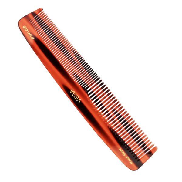 Vega Graduated Dressing Hair Comb Tortoise Shell,Handmade, (India's No.1* Hair Comb Brand)For Men and Women, (HMC-42D) - Fast Shipping to USA & Canada
