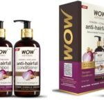 Wow Skin Science Onion Oil Shampoo & Conditioner Kit With Red Onion Seed Oil Extract, Black Seed Oil & Pro-Vitamin B5 (Shampoo + Conditioner), 600 Ml (Pack of 2) - Fast Shipping to USA & Canada