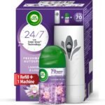 Air Wick 250 ml - Lavender & Lotus, Refill + Automatic Spray| Freshmatic Air Freshener Kit | 2600 Sprays Guaranteed | Automatic Room Freshener, Bathroom Freshener and Room Spray - Fast Shipping to USA & Canada