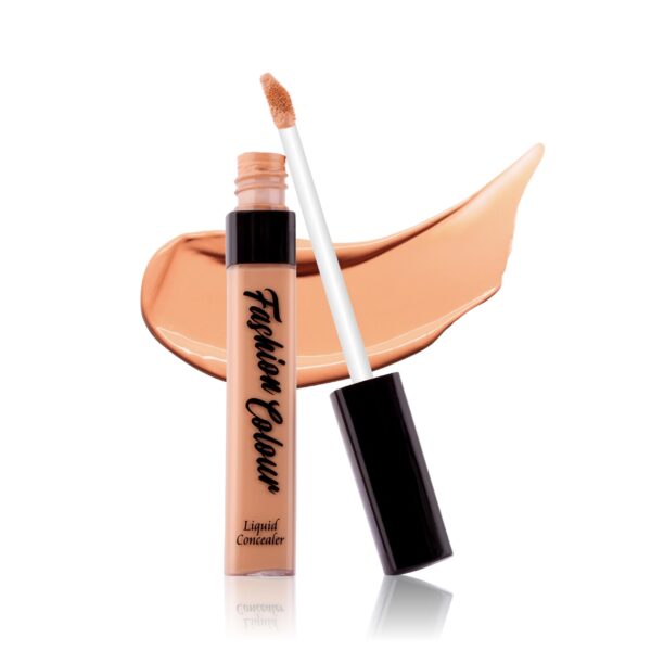 FASHION COLOUR Liquid Concealer | Line Smooth | Skin Flawless | Natural Finish | Long Lasting | Easily Blendable Concealer For Face Makeup | Lightweight | Shade 02 - Fast Shipping to USA & Canada