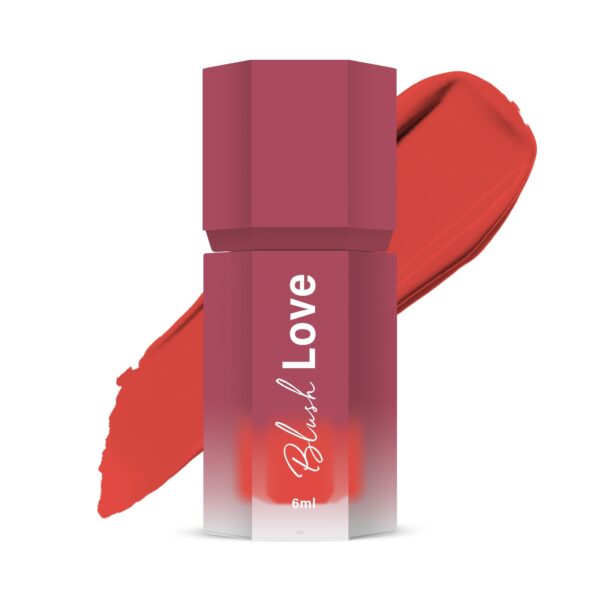 Hilary Rhoda Blush Love | Highly Pigmented Liquid Blush & Super Dewy Finish | Built-in Sponge | All Day Wear & Buildable Formula | Leak-Proof (Serial Chiller, 6ml) - Fast Shipping to USA & Canada