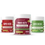 Rooted Active Naturals Superfood Drink Mix Set - Power Beets, Super Greens, Super Reds - Fast Shipping to USA & Canada