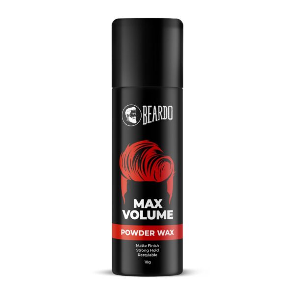Beardo Max Volume Powder Wax, 10 gm | Powder Hair Wax Men | Hair Styling Wax for Matte Finish | Strong Hold & Restylable Hair Powder For Men | Hair Volumizing Powder Wax Superlight & Instant Volume - Fast Shipping to USA & Canada