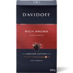 Davidoff Rich Aroma Roasted Ground Coffee Bottle, 250 g - Fast Shipping to USA & Canada