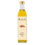 Praakritik Organic Extra Virgin Peanut Oil, 500ml, Perfect for Daily Cooking - Fast Shipping to USA & Canada