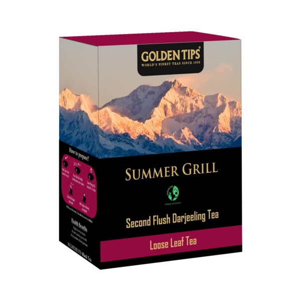 Golden Tips Summer Grill Second Flush Darjeeling Black Tea (8.81oz - 250 gm - 125 Cups) - Fast Shipping to USA & Canada
