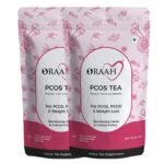 ORAAH PCOS, PCOD Tea For Hormonal Balance, Weight Management, Regular Periods (Kashmiri Kahwa, 50Gm) (Pack 2) - Fast Shipping to USA