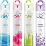 Godrej Aer cool, petal, fresh, Violet Spray (4 x 240 ml) - Fast Shipping to USA & Canada
