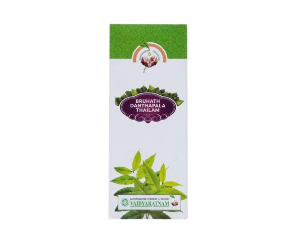 Vaidyaratnam Bruhath Danthapala Thailam - 100 ml, Natural Relief for Psoriasis, Dandruff & Skin Issues | Psoriasis Relief | Dandruff Remedies