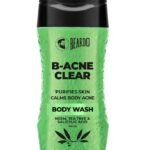 Beardo Body Acne Clear Body Wash for Men 200 ml | With Neem, Tea Tree and Salicylic Acid | Clean Clear Skin | For Body Acne and Skin Purification | B-acne - Fast Shipping to USA & Canada