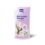 Chicco Baby Laundry Detergent 1L Pouch - Delicate Flowers | Liquid Detergent for Baby Clothes | Kills 99% Bacteria and Fungi | 5X Stain Fighter | Free From Harsh Chemicals & Colorants - Fast Shipping to USA & Canada