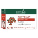 Biotique Party Ready Insta Glow Facial kit Complete 6 Step Facial Kit, 65g, Multicolor - Fast Shipping to USA & Canada