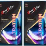 Kamasutra Ultrathin condom Pack of 2 Thinnest condoms ever Condom (Set of 2, 24 Sheets) - Fast Shipping to USA