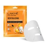 LAKME Skin Solutions Sheet Mask Revitalizing With Vitamin C 25Ml, Pack Of 1 - Fast Shipping to USA & Canada