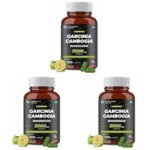 Carbamide Forte Garcinia Cambogia 3000mg 60% HCA & 6mg Piperine Per Serving | Weight Loss Supplement- 120 Veg Tablets (Pack of 3) - Fast Shipping to USA