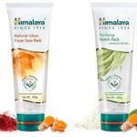 Himalaya Natural Glow Kesar Face Pack, 100g & Himalaya Purifying Neem Pack, 100g - Fast Shipping to USA & Canada