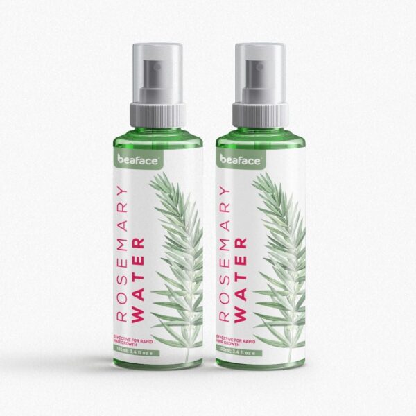 Beaface Rosemary Water For Hair Growth | Suitable All Hair Type Hair Spray For Regrowth | Hair Growth Expert (100 ml (Pack Of 2))