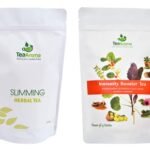 Tea Aroma - Slimming & Immunity Combo | Herbal Slimming Tea & Immunity Booster | 100g Each (Pack of 2) - Fast Shipping to USA & Canada