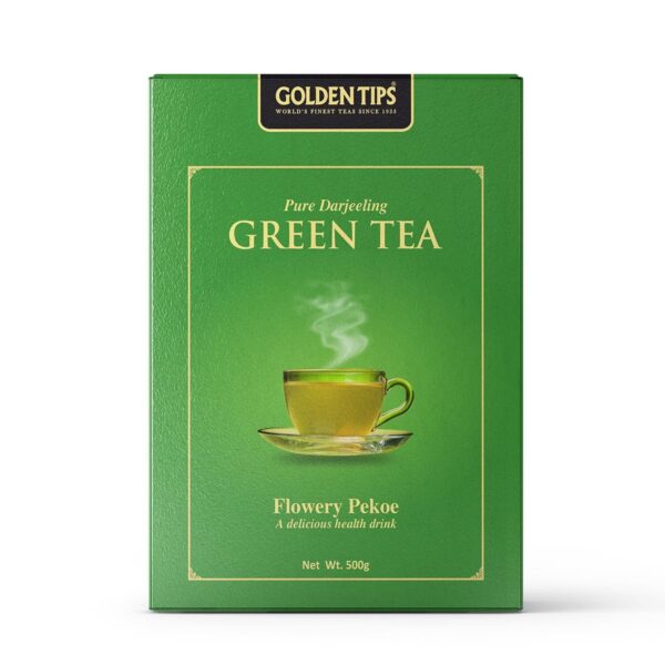 Golden Tips Darjeeling Flowery Pekoe Loose Leaf Green Tea (500 Gram, 250 cups) - Fast Shipping to USA & Canada