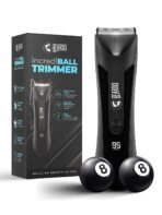 Beardo incrediBALL Trimmer for Men | Ball Trimmer for Men with Skin Safe Tech | No Nicks with Ceramic Blades | Shower friendly IPX5 Water resistant | LED display, LED torch, Dock | Use as per directions | Intimate grooming tool for private parts | Body groomer | Gift For Brother | Gift For Friends - Fast Shipping to USA & Canada